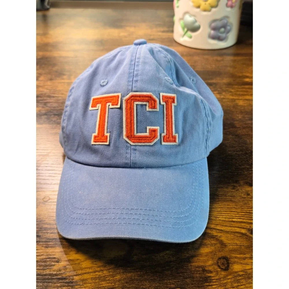 Ahead Casuals Turks & Caicos Islands TCI Hat Light Blue Adjustable Baseball Cap